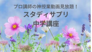 【スタディサプリ中学講座】プロ講師の神授業動画が見放題！定期テストも安心！ 